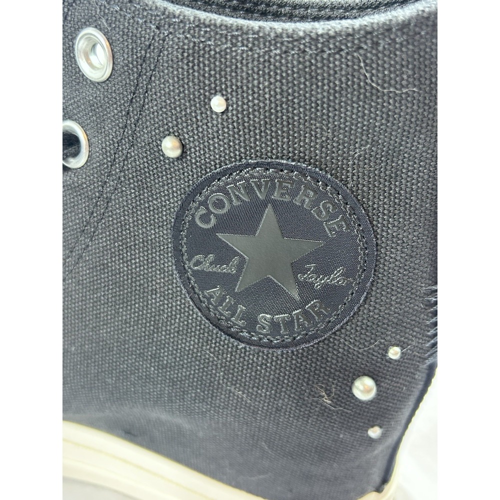 Converse Chuck Taylor All Star Wedge Platform High Pearls & Studs A12514C Sz 8.5 - Picture 12 of 12